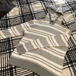 Express Striped Pullover Large